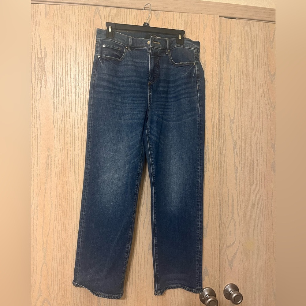Ann Taylor Women's Dark Blue Straight Leg Jeans